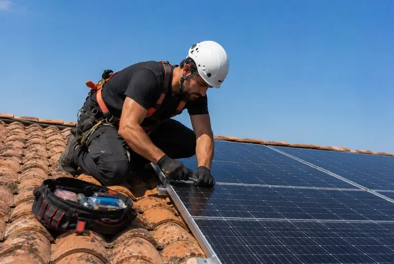 Maintenance et monitoring de panneaux solaires à Montans