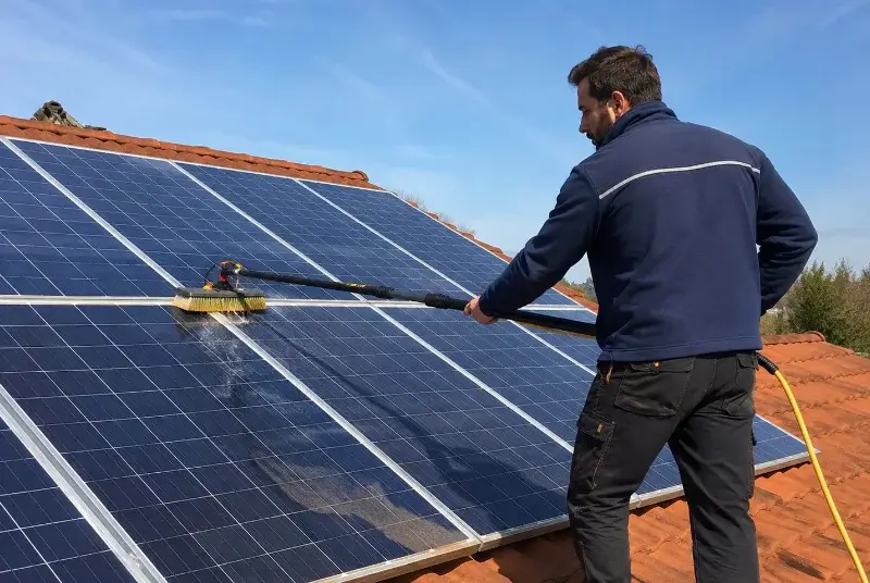 Nettoyage et entretien de panneaux solaires à Montans